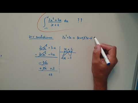 Division euclidienne et calcul intégral. MATHS TERMINALE