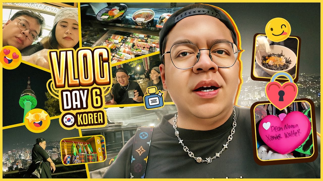 VLOG  KOREA DAY 6  - JALAN KAKI TURUN GUNUNG 500 METER DI NAMSAN TOWER