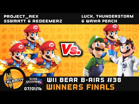 WBB #38 | Luck Thunder & Wawa vs Project_AEX, RedeemerZ & SSBMatt - Winners Finals - Smash Wii U