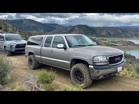 BASIC BUDGET OVERLANDING RIG! Full Sized Truck First Trip Out! Rough Country Leveling Kit TESTED!