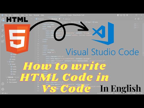 How To Write Html Code In Visual Studio Code Nxtwave Vscode Tutorial