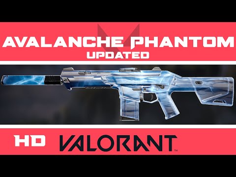 NEW Avalanche Phantom VALORANT Skin (UPDATED) | Skins HD Showcase