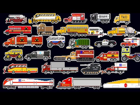 Mashup Vehicles Compilation Volume 3|Emergency Vehicles|Street Vehicles | Monster vehicles and More!