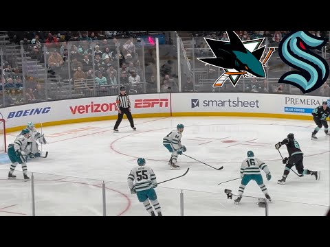 Oliver Bjorkstrand and Brandon Montour score 2 Goals in 1 Minute!!! Sharks vs Kraken 1/30/25