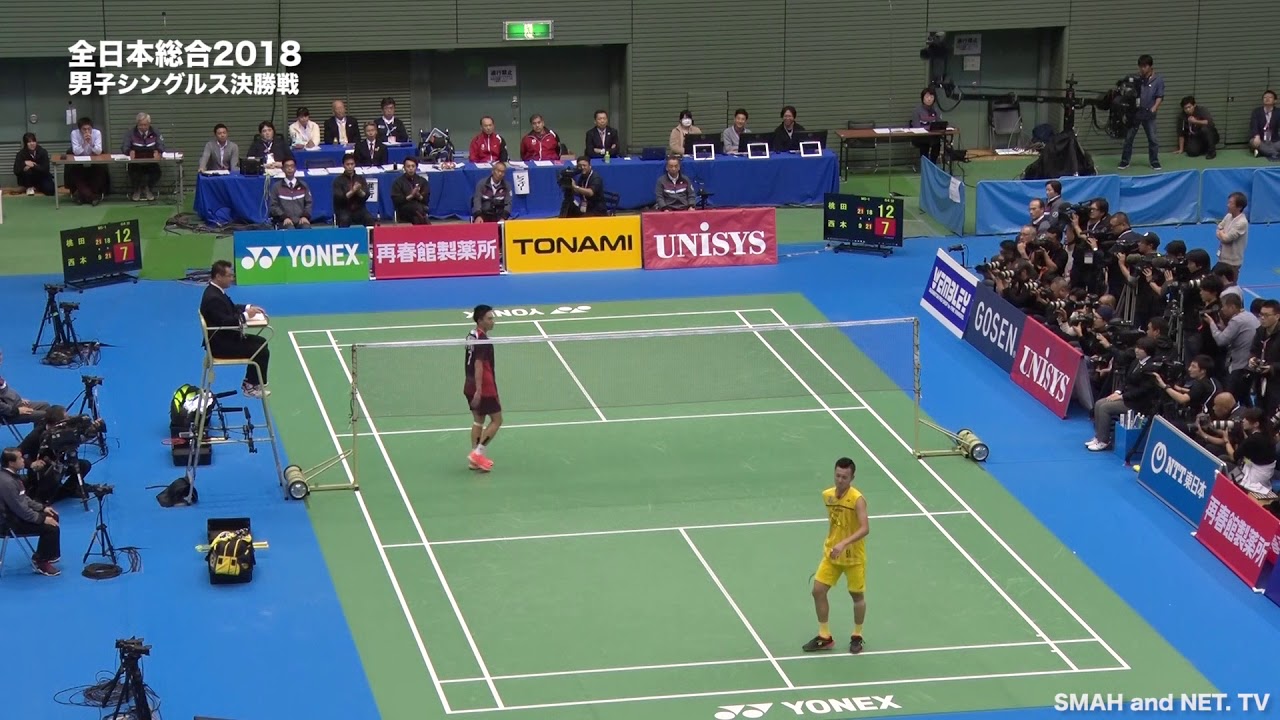 DIGEST【全日本総合2018 】MS決勝 桃田賢斗 vs 西本拳太