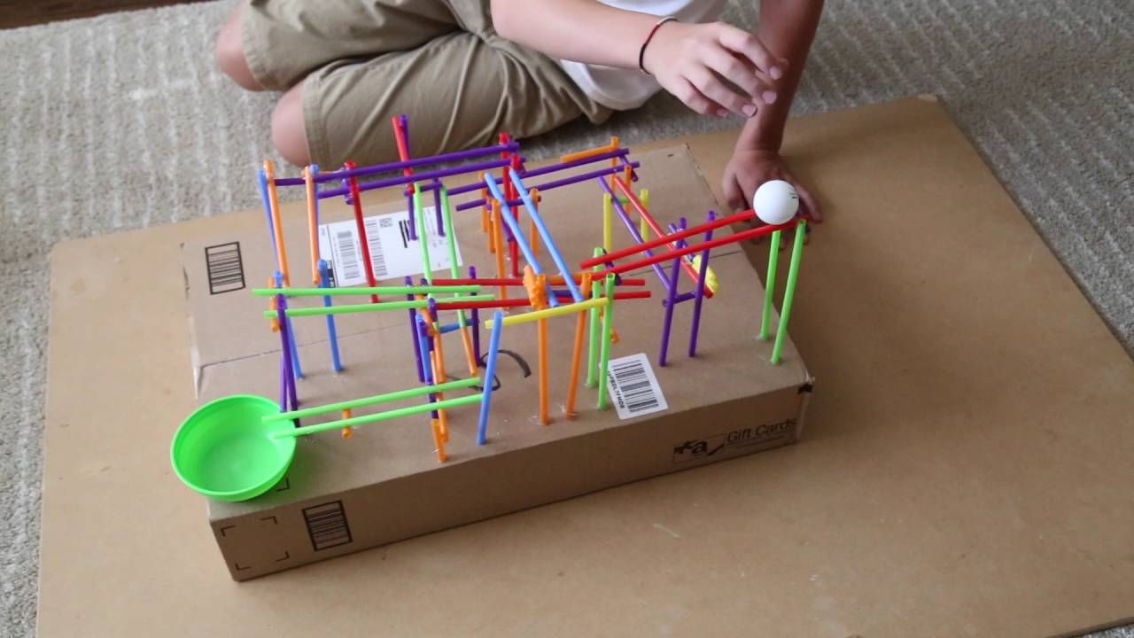 Straw Roller Coaster STEM Challenge
