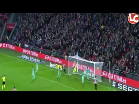 Athletic Bilbao vs FC Barcelona 2-1 SPAIN: Copa del Rey - 1/8-finals first goal Aduriz A.
