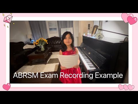 【Piano】ABRSM Grade 1 - Program Announcing and Recording Example