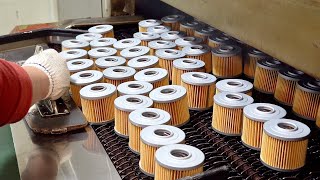 Mass Production Process of Automobile Engine Oil Filters With Amazing Productivity
