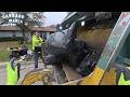 Cleaning Huge Yard Waste with Garbage Truck | 4K ASMR