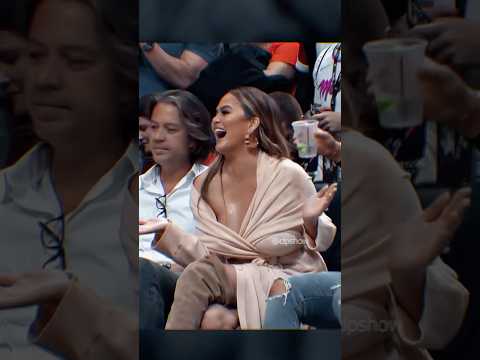 These courtside moments are wild 😂🔥 #shorts