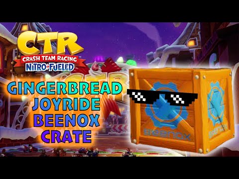 GINGERBREAD JOYRIDE BEENOX CRATE GUIDE - Crash Team Racing Nitro-Fueled