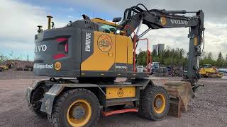Pelle sur pneus Volvo 2021 Volvo EWR170E Hjulgraver - Sentralsm&oslash;ring - Tillegshydrauli | Image 4 - Machineryline