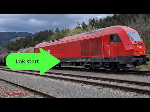 ÖBB SiemensTaurus Lok Start  systemcheck und Abfahrt