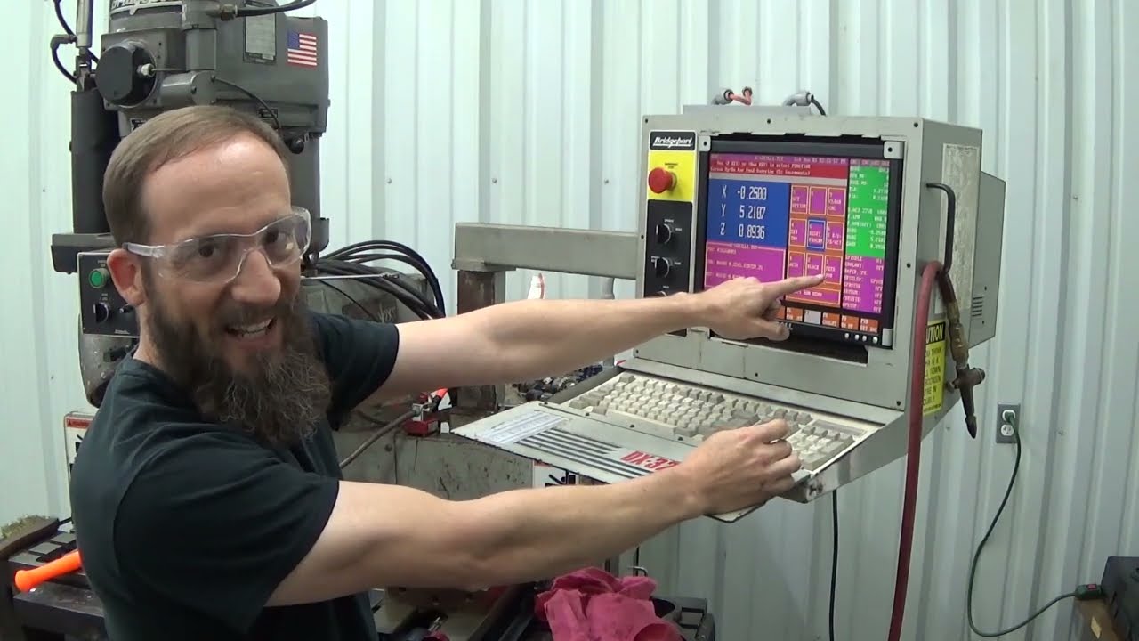 Bridgeport V2XT Bootup & Program Run