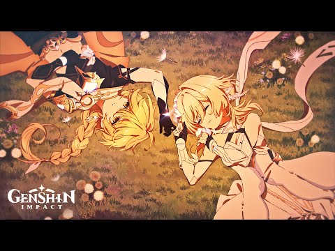 "The Road Not Taken" Animated Short | Genshin Impact #GenshinImpact #Aether #Lumine #Animated