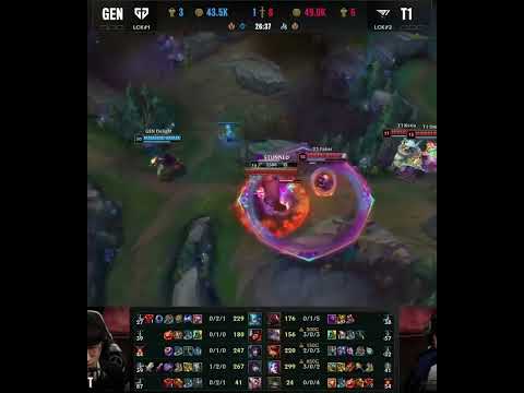 T1 Faker TP sprints into GEN Doran