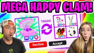 The MEGA HAPPY CLAM Is The Cutest NEW Pet In Adopt Me...Roblox