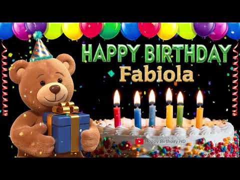 Fabiola Happy birthday To You - Happy Birthday song name Fabiola 🎁 🎂