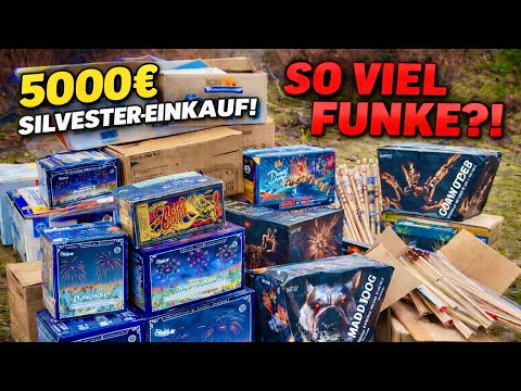 XXL €5300 FIREWORKS UNBOXING | FUNKE, ISKRA, ALBERT, ARGENTO and more!!!