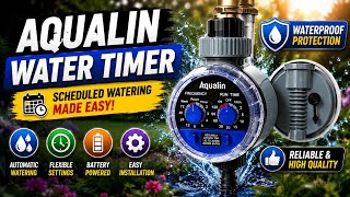 AQUALIN Bewässerungstimer: Test, Aufbau und Funktionsweise