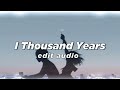 A Thousand Years ( tiktok version ) - Christina Perri [ Edit Audio ]