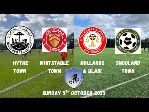 GROUNDHOP UK SCEFL WEEKEND - Hythe Town 1-2 Whitstable Town & Hollands & Blair 2-2 Snodland Town