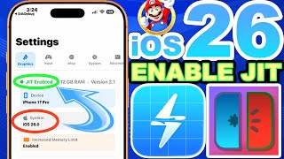 iOS 26: Enable JIT With StikDebug on MeloNX (100% WORKING) *EASY!* (Nintendo Switch Emulator)