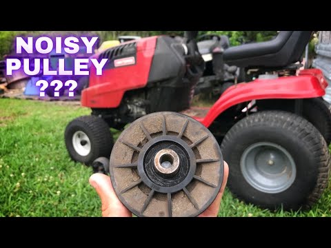 FIX YOUR NOISY LAWN MOWER PULLEYS FOR FREE (MOWER HACK)