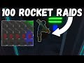 1OO ROCKET RAIDS | Trident Survival V2 | {Roblox}