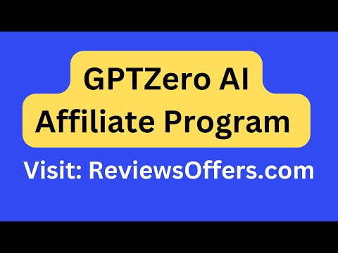 GPTZero Affiliate Program 2024  ✅ | Reviews | gptzero.me Pricing