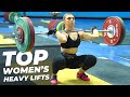 TOP Women S Heavy Clean Jerk Compilation 2024 Competition Highlights