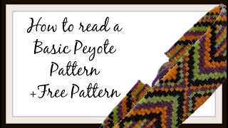 How to Read a Basic Peyote Stitch Pattern
