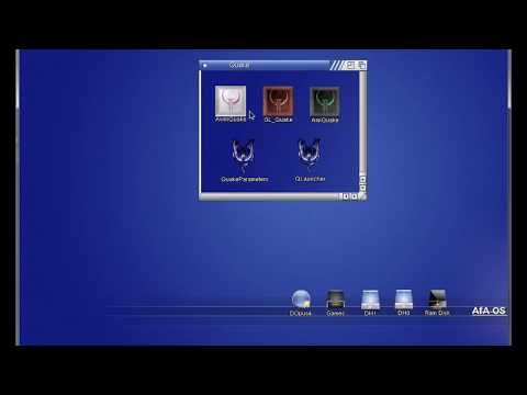 WinUAE AMiGA AFA OS: AWinQuake 1024x768