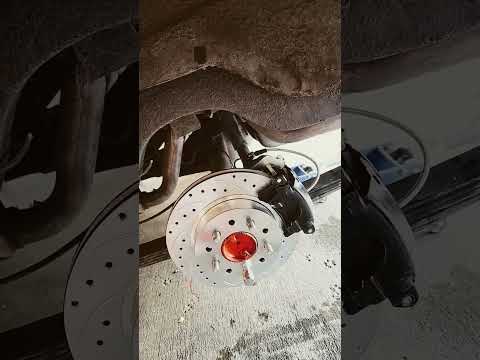 Converting a classic to disc brakes ... it will be fun they said... #classic #car #viral