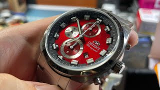 時計解説　ORIENT クロノグラフ　NEO '70s WV0111TT