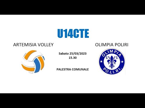 U14CTE - ARTEMISIA VOLLEY vs. OLIMPIA POLIRI