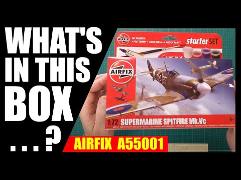 658 - Airfix A55001 Supermarine Spitfire Mk.Vc - Starter Set 1/72 Scale