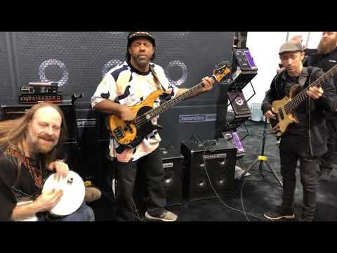 Victor Wooten & John Ferrara 2019 Jam Session + Bass Guitar Solo At NAMM Show 2019!