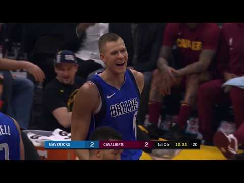 Kristaps Porzingis vs. Cavaliers: 18 pts, 9 reb HIGHLIGHTS 2019/2020 season [03.11.19.]