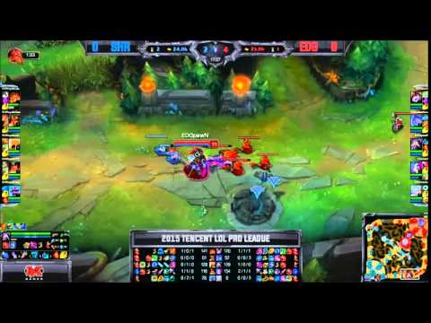 SHR vs EDG, Game 1   LPL Spring 2015