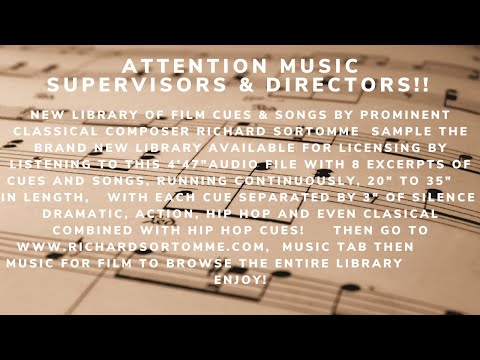 Attention Music Supervisors & Directors!!