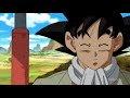 Goten Brings Goku Lunch While Farming