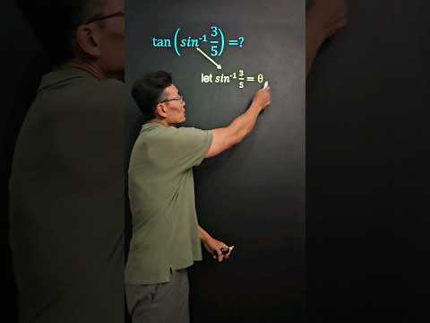 Use Substitution for Tangent of Inverse Sine