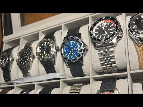 My Best Vintage Dive Diver Watches Found at Garage Sales Estate Sales Ect Most under $10