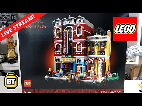 LEGO Modular Jazz Club build (10312) - Live!