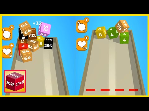 Chain Cube: 2048 3D merge game - gameplay walkthrough android & ios