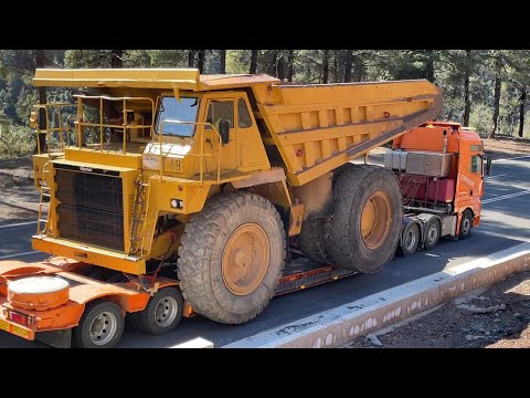 Transporting The Caterpillar 777C Dumper - Sotiriadis/Labrianidis Mining Works