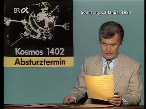 ARD Tagesschau vom 23.01.1983 - KOSMOS 1402 Absturz