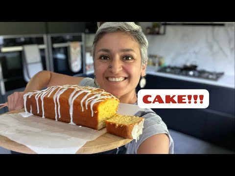 BEST LOAF CAKE | Saffron and Fennel cake with Lemon drizzle on top | Food with Chetna